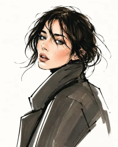 Vogue Style Fashion Illustration — Nano Banana 2 AI Prompt: Turn this photo into a Vogue-style fashion illustration, preserving the subject'...