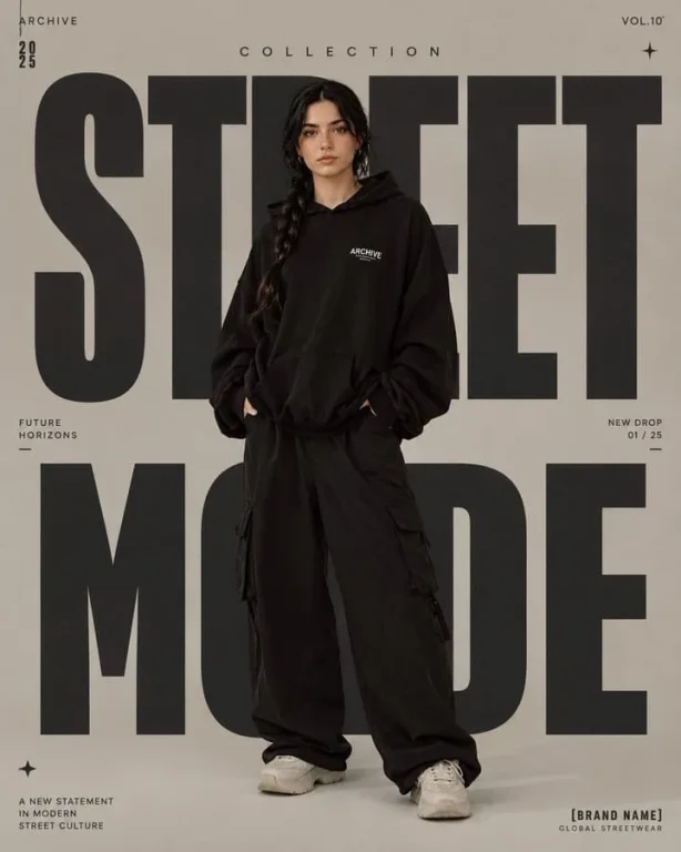High-Fashion Editorial Magazine Poster