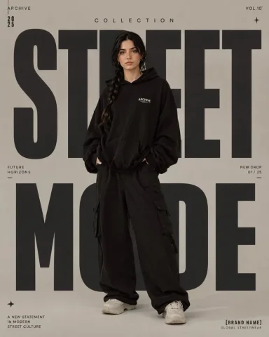 High-Fashion Editorial Magazine Poster — Nano Banana 2 AI Prompt: Create a premium high-fashion editorial poster for [BRAND NAME]. TOPIC: [STREETW...