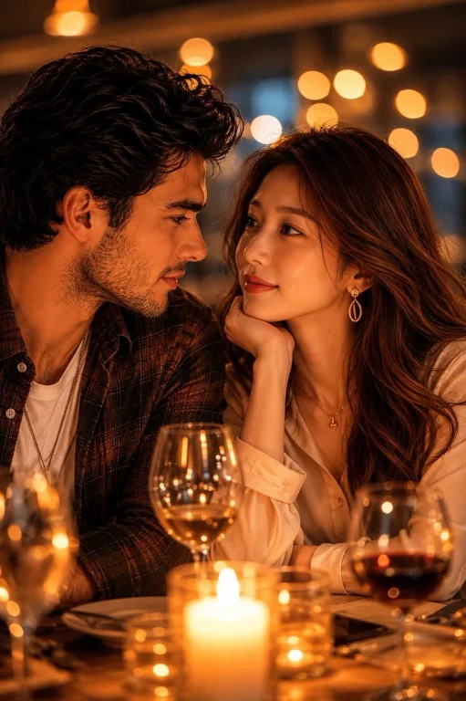 Candlelit Couple Dinner