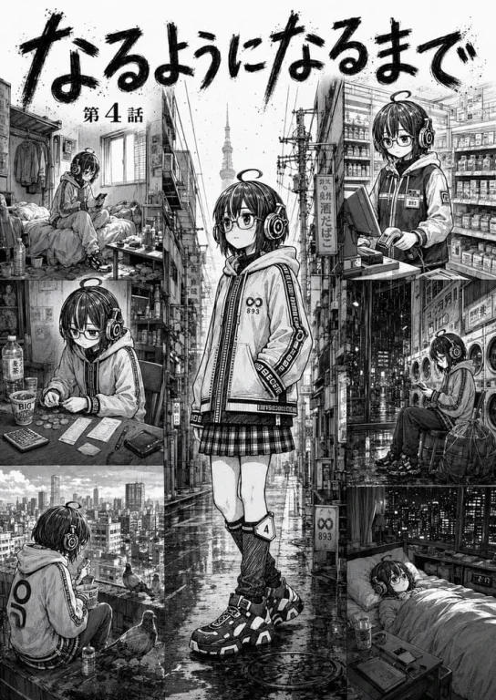 Monochrome Manga Chapter Collage