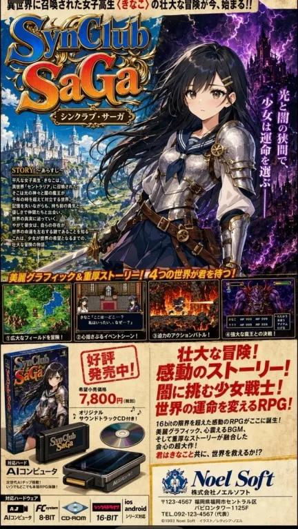 Retro JRPG Magazine Ad
