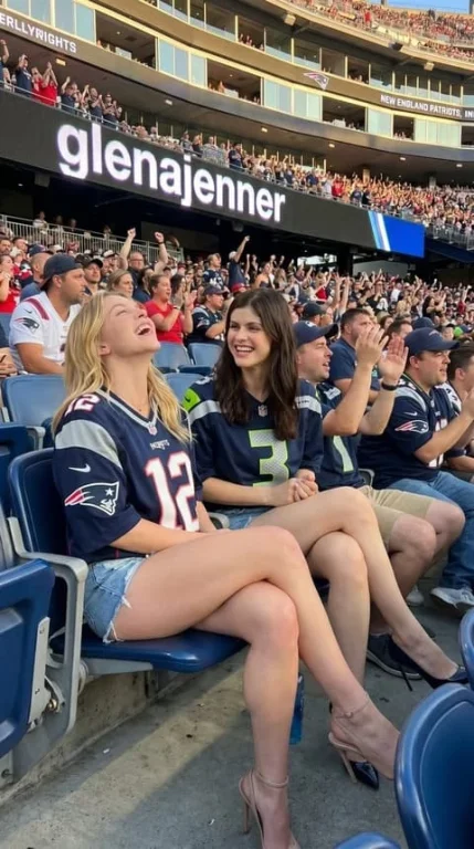 Candid Sports Stadium Fan Portrait