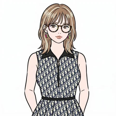 Minimal Anime Portrait — Nano Banana 2 AI Prompt: ミニマル・シンプルな太い線のおしゃれなアニメ風イラスト。抜け感があり、おしゃれ。...
