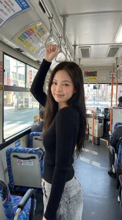 Japanese Bus Travel Portrait