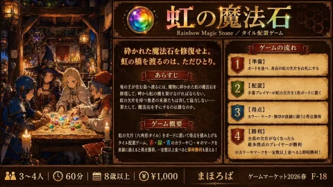 Rainbow Magic Stone Flyer — Nano Banana 2 AI Prompt: Goal: Create a richly illustrated anime-style one-page promotional explanation i...