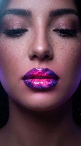 Nebula Lipstick Macro — Nano Banana 2 AI Prompt: { "generation_request": { "meta_data": { "task_type": "cosmic_luxury_lipstick_ca...