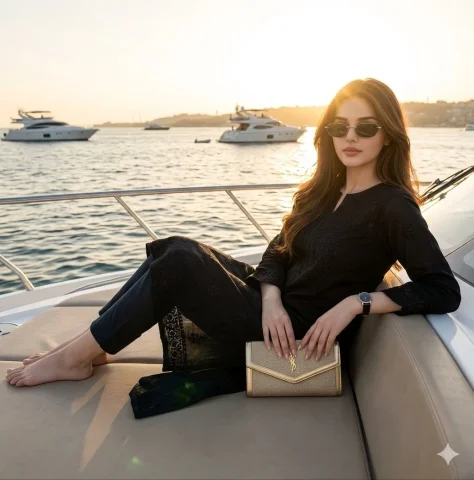 Luxury Yacht Portrait — Nano Banana 2 AI Prompt: Creating an ultra-realistic 8K cinematic full-body portrait from an uploaded ima...