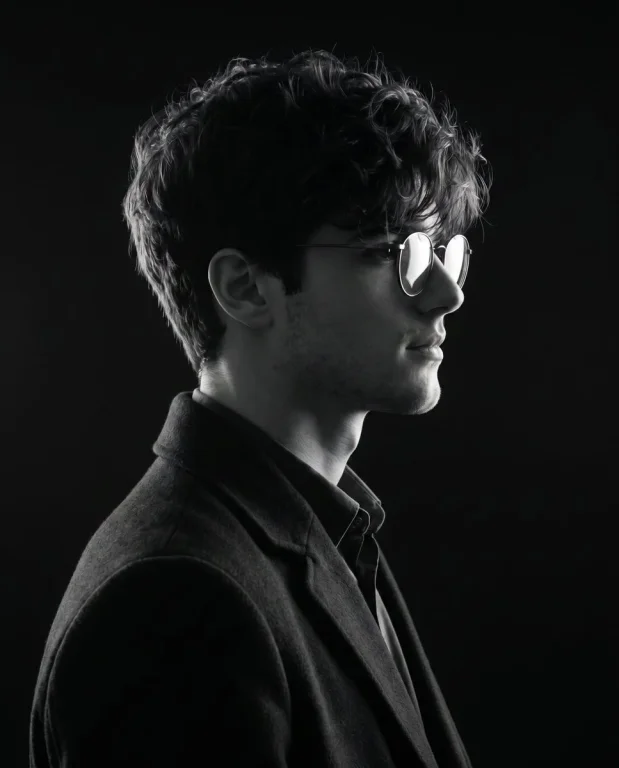 Monochrome Side Silhouette