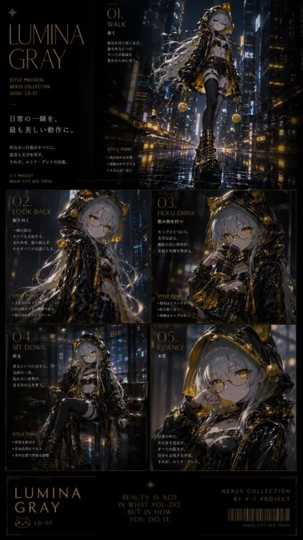 Gray Cyberpunk Fashion Editorial I