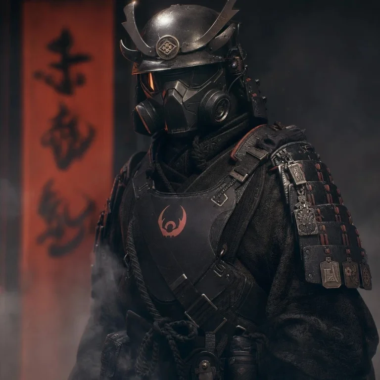 Futuristic Dark Samurai