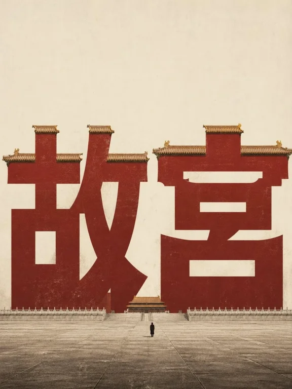 Forbidden City Typography Poster