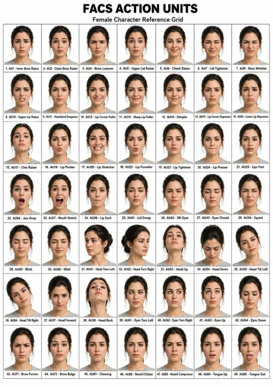 FACS Expression Reference Grid