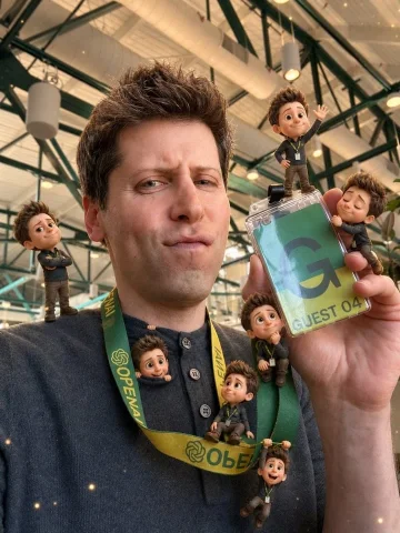 Mini-Me 3D Selfie Transformation — GPT Image 2.5 AI Prompt: Using the provided reference selfie, keep the original photo composition, outfit...