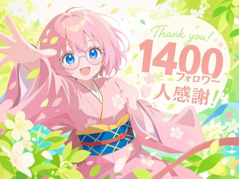 Anime Follower Milestone Poster