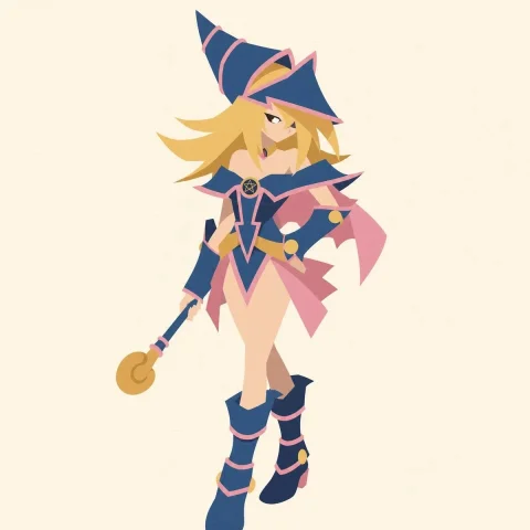 Cut-out Style Character Illustration — GPT Image 2.5 AI Prompt: A character illustration in a cut-out style. Build the figure from large flat co...