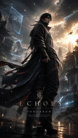Cinematic Character Poster with Layered Depth — Nano Banana 2 AI Prompt: Design a high-end cinematic character poster in a layered depth composition (9:1...