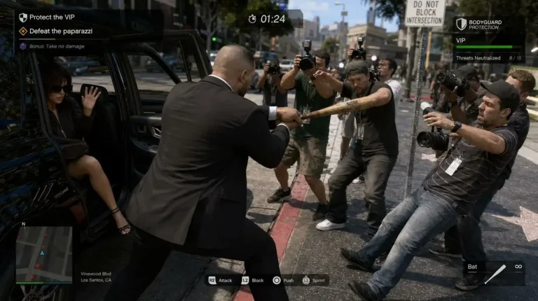Bodyguard Game Scene