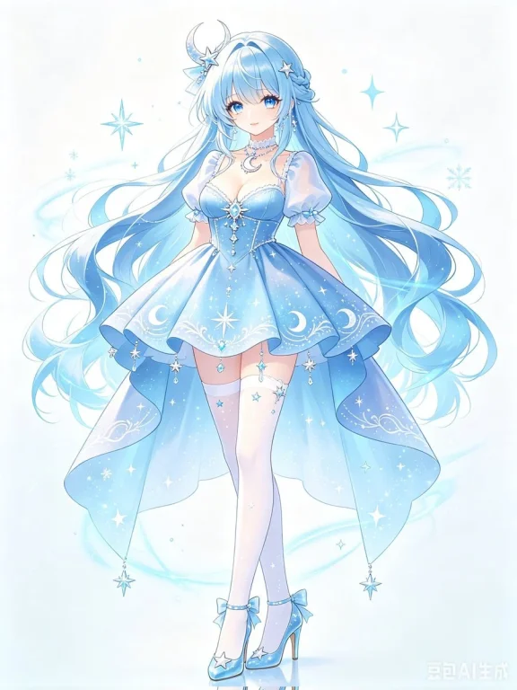 Sky Blue Princess Anime