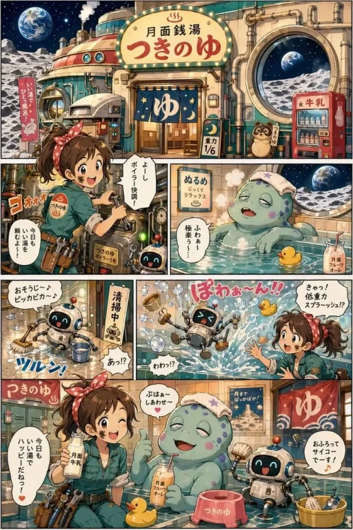 Lunar Bathhouse Comedy Manga