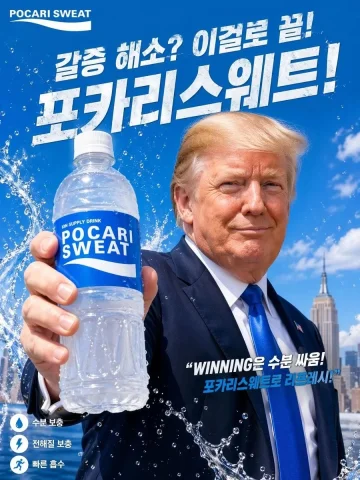 Korean Beverage Advertisement Poster — Nano Banana 2 AI Prompt: A bold Korean beverage advertisement poster in a glossy commercial photography s...