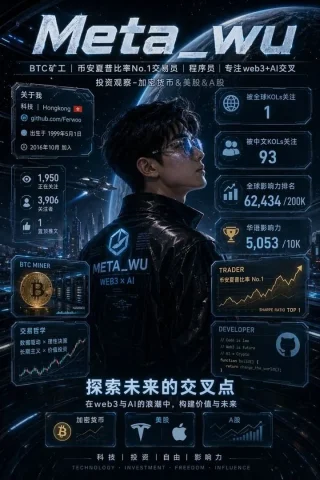 Cyberpunk Personal Brand Poster — Nano Banana 2 AI Prompt: A cinematic vertical sci-fi personal brand poster in a dark blue cyberpunk style...