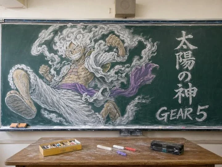 Chalkboard Classroom Mural