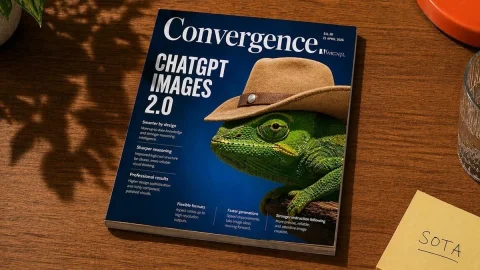 Chameleon Cowboy Magazine Cover — Nano Banana 2 AI Prompt: A photorealistic editorial lifestyle scene shot from a slightly elevated three-q...