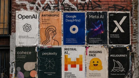 Urban Poster Setup — Nano Banana 2 AI Prompt: Make a wheatpaste poster setup on a brick wall in sf featuring posters from vari...