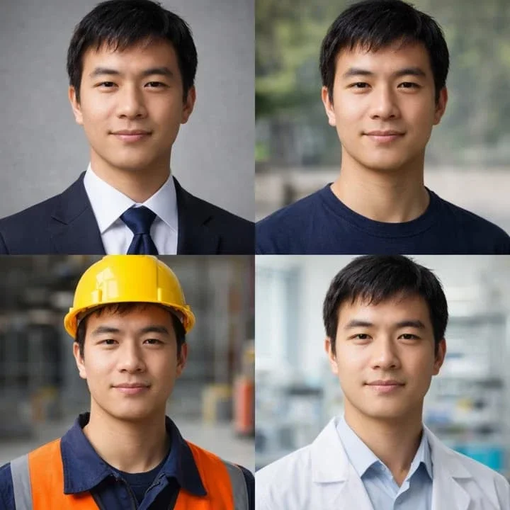 Professional Avatar Grid