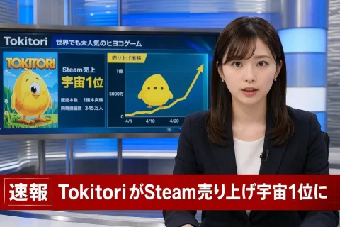 Television News Broadcast Scene — Nano Banana 2 AI Prompt: A photorealistic television news broadcast scene. On the right, a young Japanese...