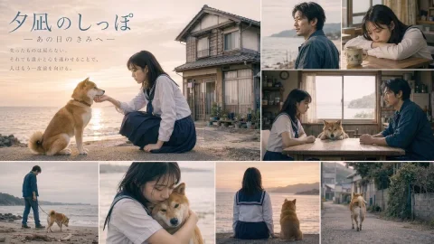 Japanese Movie Teaser Collage — Nano Banana 2 AI Prompt: { "type": "Japanese movie teaser visual collage", "typography": { "title...