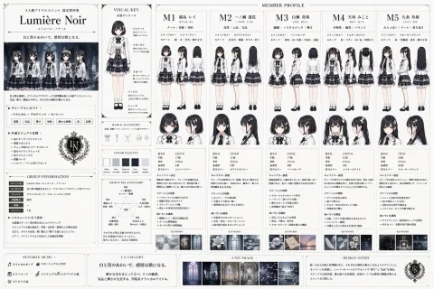 Idol Unit Setting Collection — Nano Banana 2 AI Prompt: { "type": "idol unit setting material collection", "unit_details": { "na...