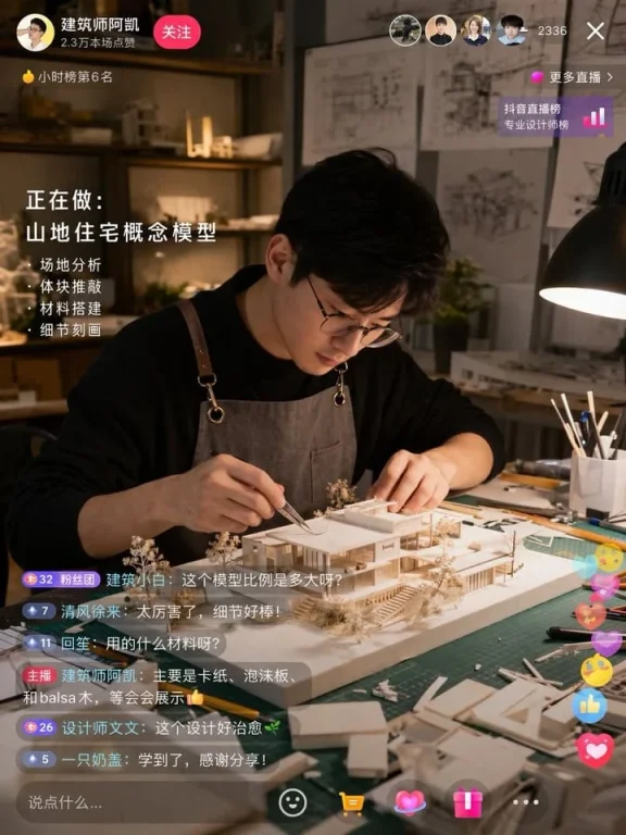 Architect Live Stream Interface