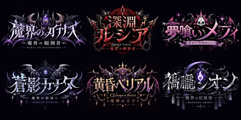 Gothic VTuber Logo Design