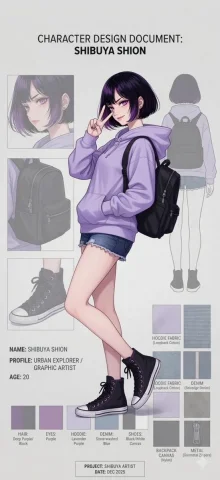 Character Design Document — Nano Banana 2 AI Prompt: { "type": "character design document", "header": "CHARACTER DESIGN DOCUMENT:...