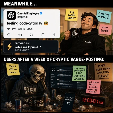 Two-Panel Meme Comic — Nano Banana 2 AI Prompt: { "type": "two-panel meme comic", "layout": { "structure": "vertical spl...