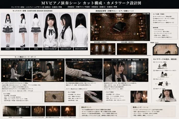 Music Video Production Storyboard Blueprint