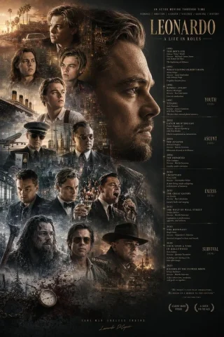 Film Career Poster — Nano Banana 2 AI Prompt: Using the provided reference image, redesign the poster layout by horizontally f...
