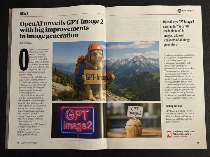 Phone Shot Magazine Spread