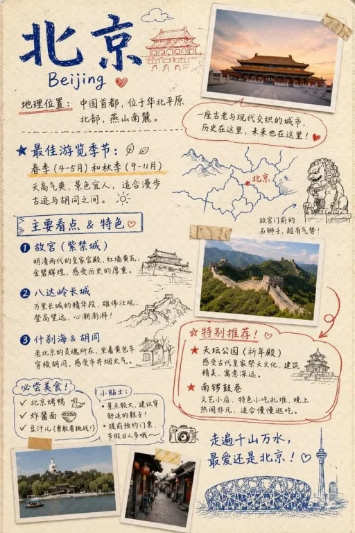 Travel Journal Scrapbook Infographic