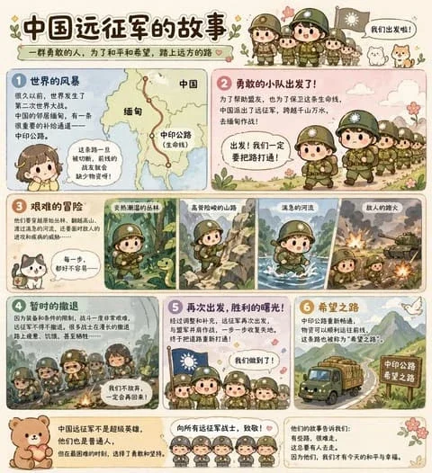 Cute Style Story of the Chinese Expeditionary Force