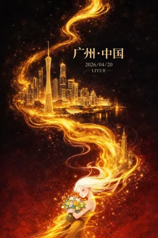 Oriental Fantasy City Poster Design — Nano Banana 2 AI Prompt: Flat illustration, high-end city poster design in Oriental fantasy style, vertic...