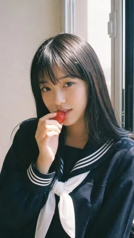 Soft and Youthful Japanese Idol Portrait