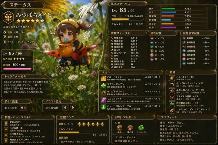 Game Status Screen