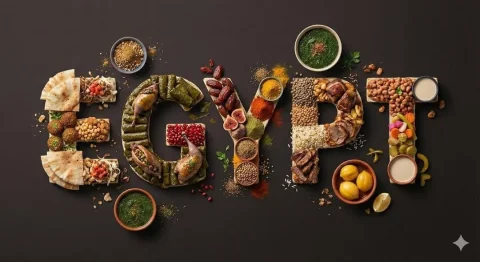 Food Typography Nation Geographic Creative Illustration — Nano Banana 2 AI Prompt: { "style": "high-quality digital illustration inspired by food photography", "su...
