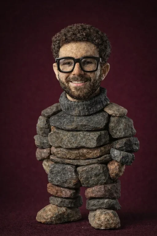 Handcrafted Stone Figurine Sculpture