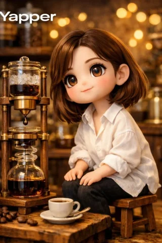 Miniature Coffee Shop Chibi Girl Diorama Scene — Nano Banana 2 AI Prompt: { "project_title": "Miniature Coffee Dream", "scene": { "setting": { "location":...