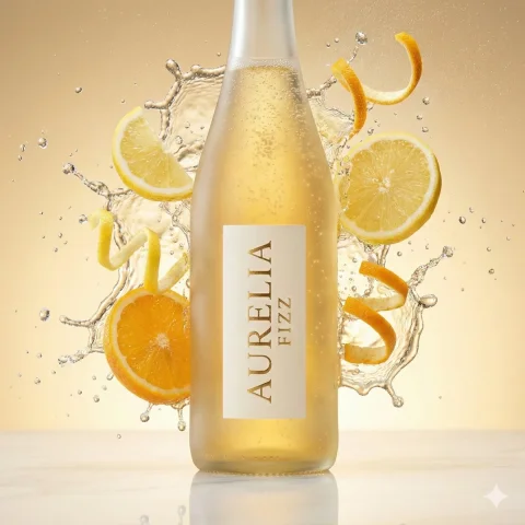 Dynamic Citrus Tonic Splash Commercial Product Photography — Nano Banana 2 AI Prompt: { "master_prompt": { "scene_type": "high-speed commercial beverage photogr...