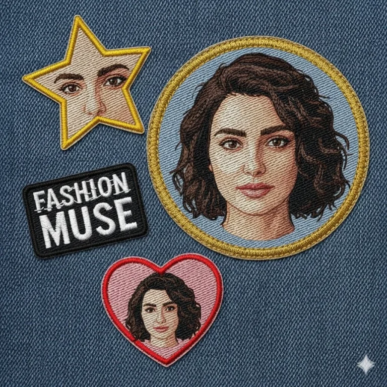 Embroidered Fabric Patches Personal Image Creative